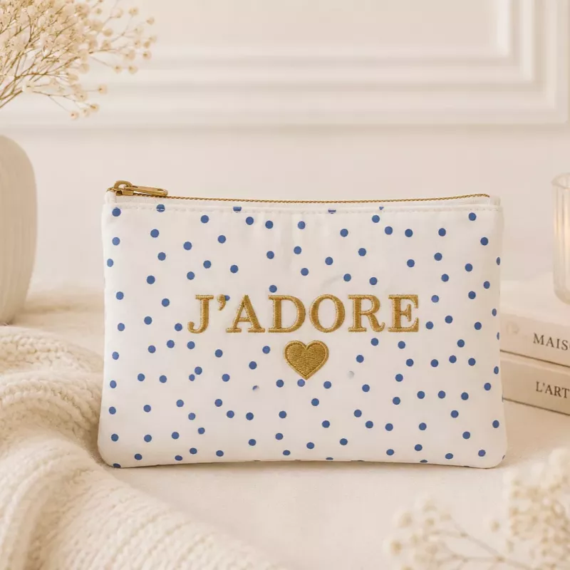 Pochette à pois J’ADORE