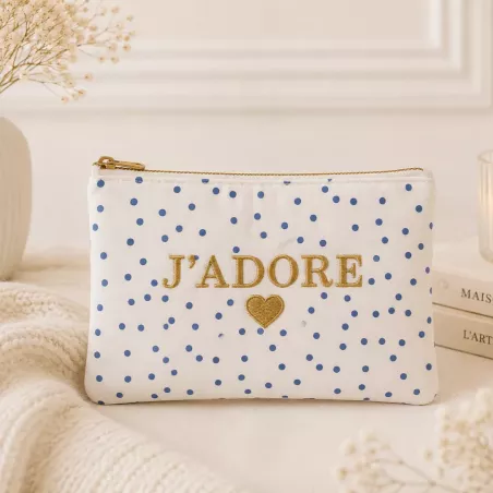 Pochette à pois J’ADORE