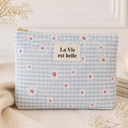 Pochette à message La Vie est belle - Fleurs