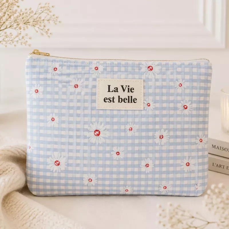 Pochette à message La Vie est belle - Fleurs