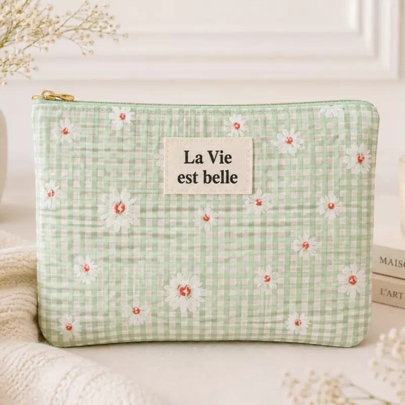 Pochette à message La Vie est belle - Fleurs