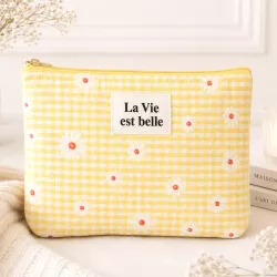 Pochette à message La Vie est belle - Fleurs