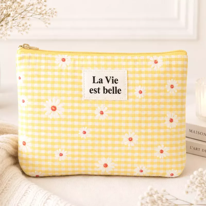 Pochette à message La Vie est belle - Fleurs