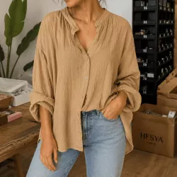 Chemise ICONIC oversize femme 100% coton