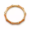Bracelet jonc coloré effet bambou