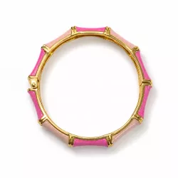 Bracelet jonc coloré effet bambou