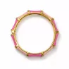 Bracelet jonc coloré effet bambou