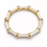 Bracelet jonc coloré effet bambou