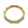 Bracelet jonc coloré effet bambou