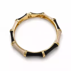 Bracelet jonc coloré effet bambou