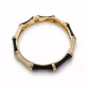 Bracelet jonc coloré effet bambou