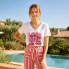 T-shirt Femme Le Club de la Plage