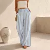 Pack de 2 pantalons fluides rayés