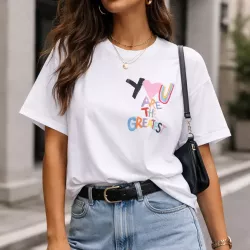 T-shirt Imprimé « You Are The Greatest »