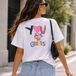 T-shirt Imprimé « You Are The Greatest »