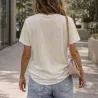 T-shirt Imprimé Taches Fluo