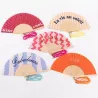 Pack de 18 éventails colorés avec messages fun – cadeau original