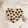Pochette cœur message Amour doré