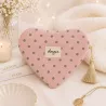 Pochette Cœur à Pois Roses message Amour