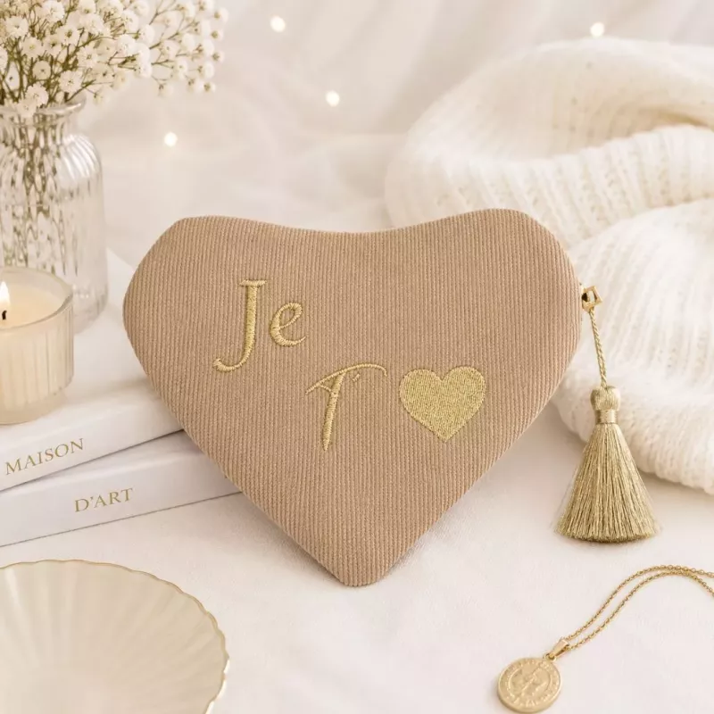 Pochette Cœur message Je T’♥