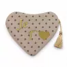 Pochette Cœur Je T’♥ à Pois