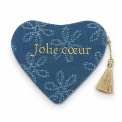 Pochette Cœur Jolie Cœur Bleue