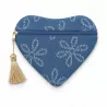 Pochette Cœur Jolie Cœur Bleue