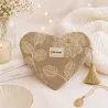 Pochette Cœur Jolie Cœur avec Fleurs