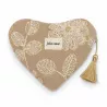 Pochette Cœur Jolie Cœur avec Fleurs
