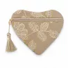 Pochette Cœur Jolie Cœur avec Fleurs