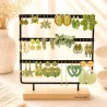 Pack de 18 boucles d'oreilles acier - VERT