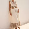 Ensemble bohème en coton – Top & jupe longue | Fabrication indienne