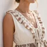 Ensemble bohème en coton – Top & jupe longue | Fabrication indienne