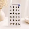 pack boucles d'oreilles acier