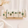 Pack de 12 bracelets acier inoxydable - VERT