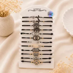 pack bracelets acier inoxydable