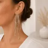 Boucle d'oreille acier collection Milé Mila