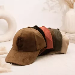 Pack de 6 casquettes - Suédine moumoute