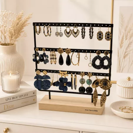 pack-18-boucles-oreilles-marine-acier-inoxydable-presentoir