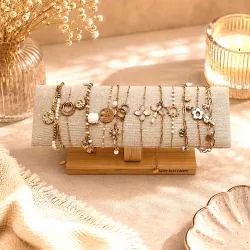 pack-12-bracelets-ajustables-acier-inoxydable-blanc-presentoir