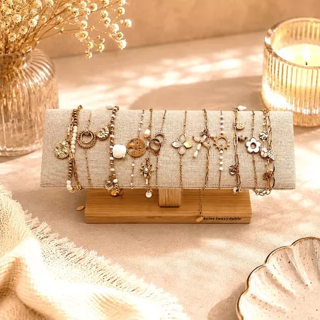 Pack de 12 Bracelets en Acier Inoxydable Blanc