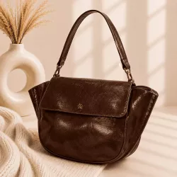 Sac à main tendance femme effet brillant