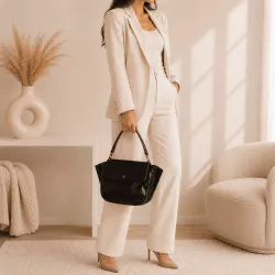 Sac à main tendance femme effet brillant