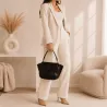 Sac à main tendance femme effet brillant