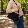 Sac bandoulière tressé femme 30x18 cm | Grossiste maroquinerie tendance