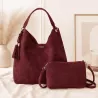 Grand sac à main avec pochette assortie