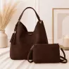 Grand sac à main avec pochette assortie
