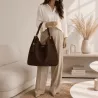 Grand sac à main avec pochette assortie