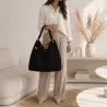 Grand sac à main avec pochette assortie