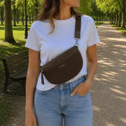 Sac banane femme synthétique multi-poches | Grossiste Référence Mode